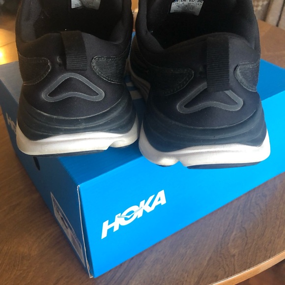 Hoka Womens Gaviota 5 Black Running Shoes - Picture 7 of 11
